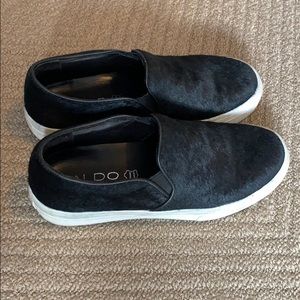 Slip on pony hair sneakers